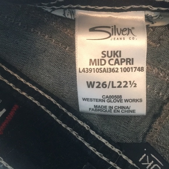 Silver Suki Mid Capri - Picture 5 of 6